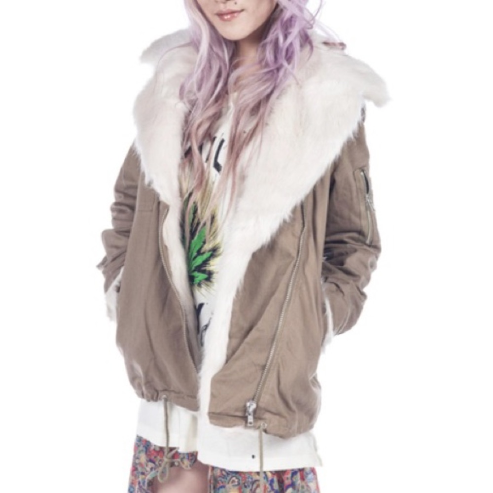 UNIF Army Sherpa Jacket